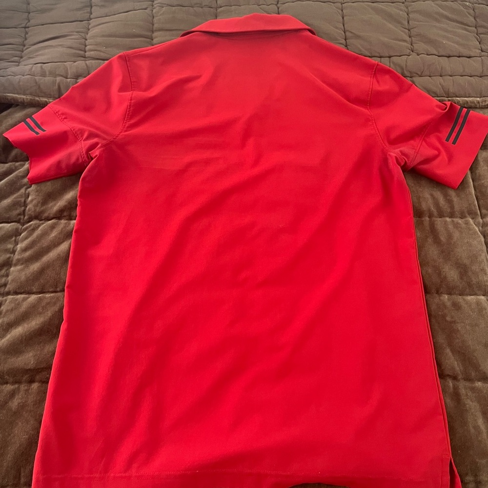 49ers Dri-Fit Red Short-Sleeve Polo Shirt - Picture 2 of 2